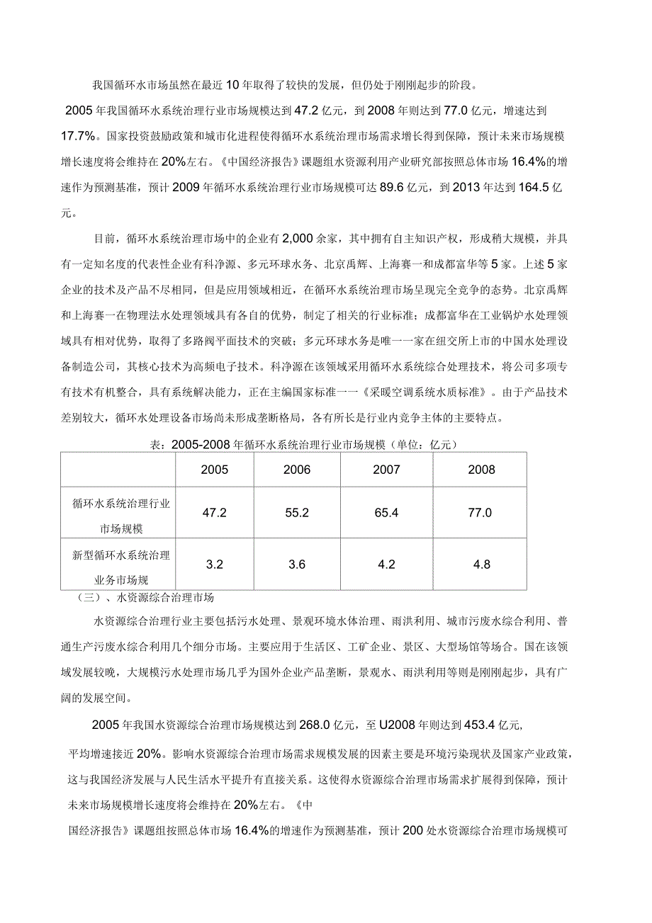 水处理行业分析报告_第3页