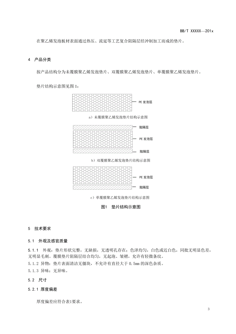 食品包装用聚乙烯发泡垫片_第4页