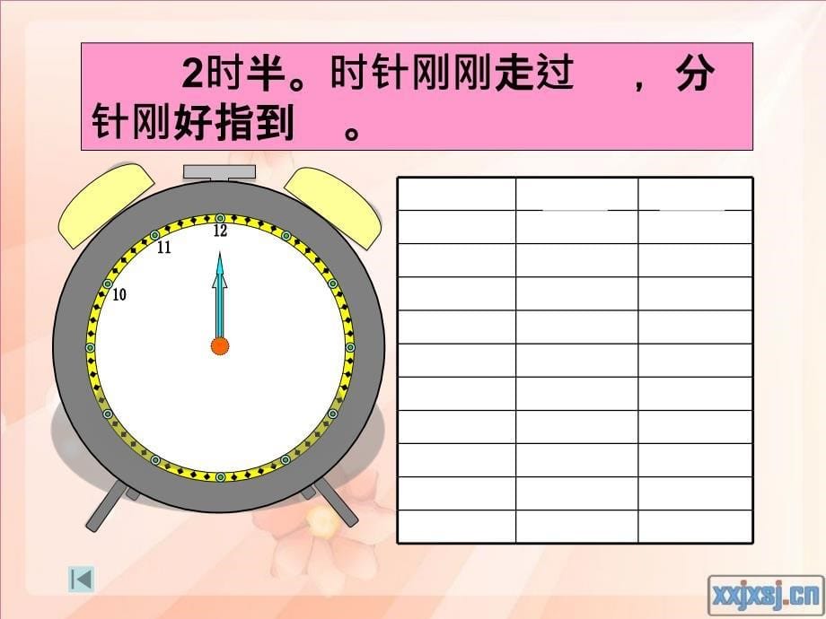 人教版小学一年级数学上册认识钟表半时教ppt课件_第5页