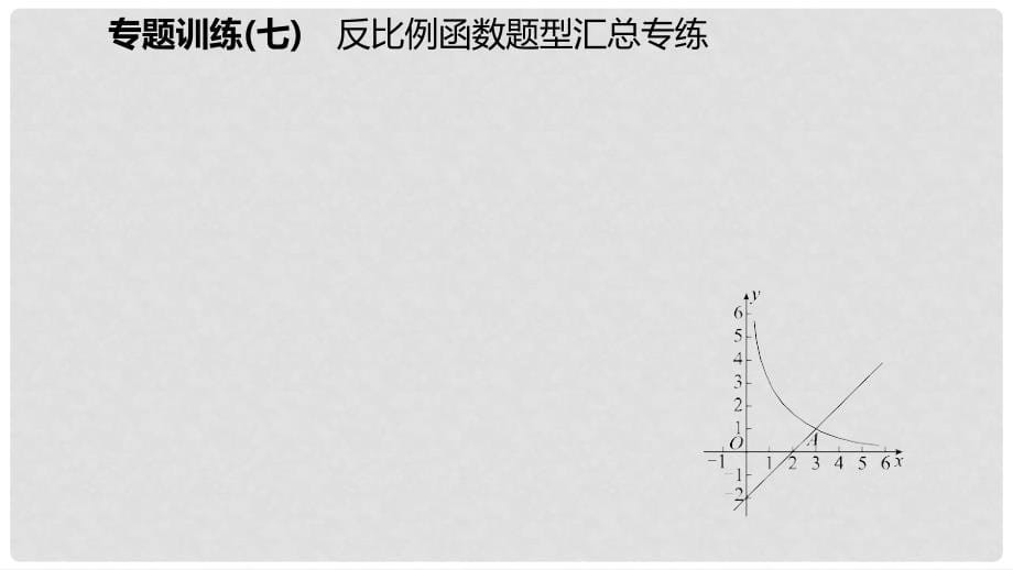 九年级数学上册 第六章 反比例函数专题训练（七）反比例函数题型汇总专练习题课件 （新版）北师大版_第5页