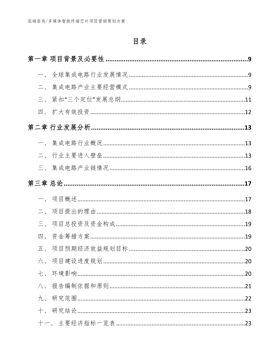 多媒体智能终端芯片项目营销策划方案【范文】_第2页