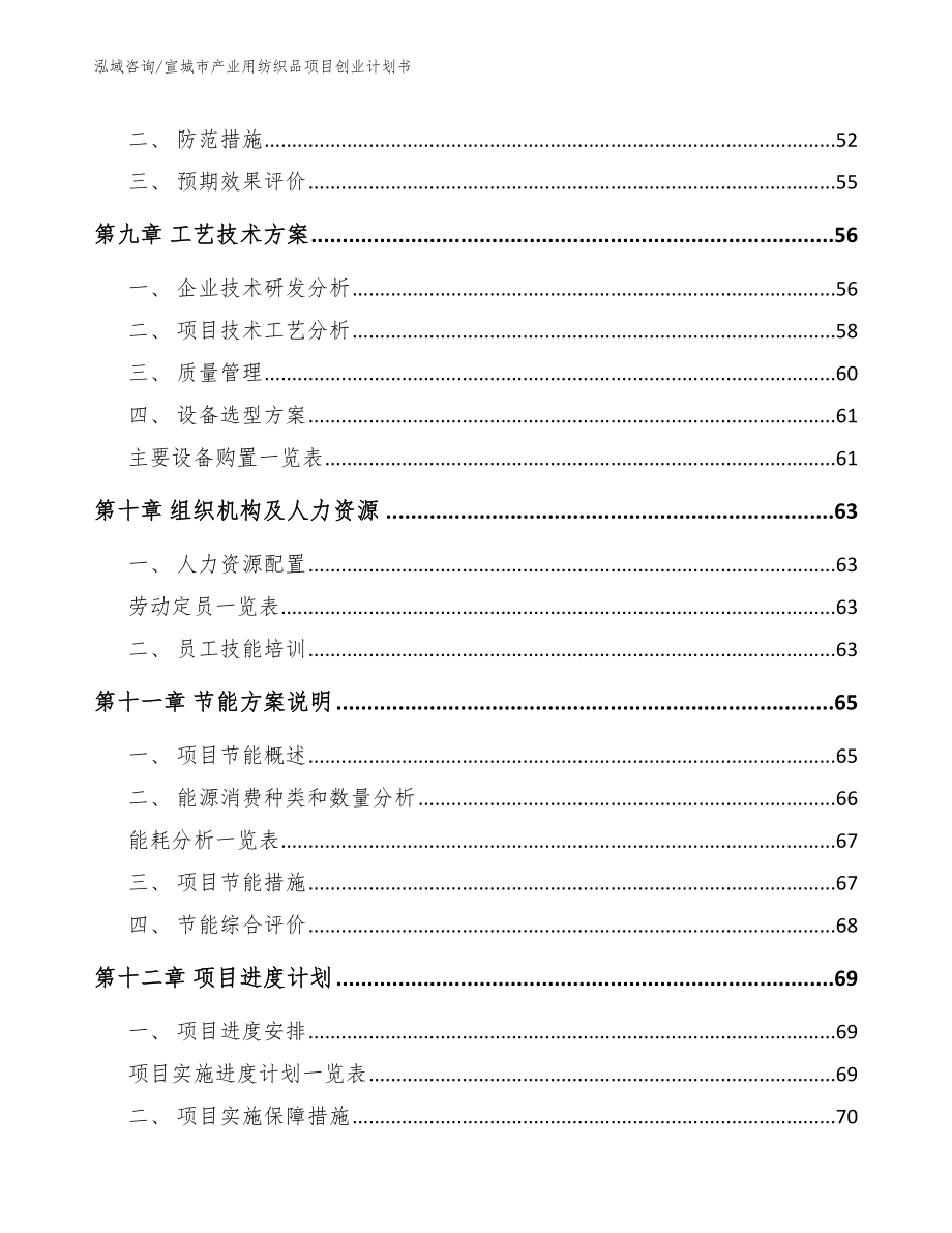 宣城市产业用纺织品项目创业计划书_第4页