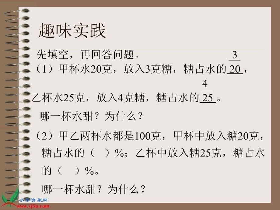 苏教版六年级数学上册课件百分数的意义和写法_第5页