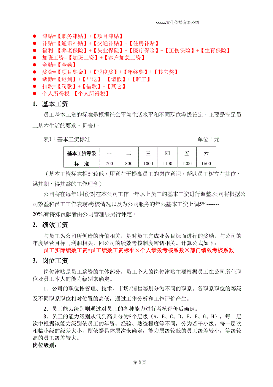 广告文化公司薪资结构表 (1)（天选打工人）.docx_第4页