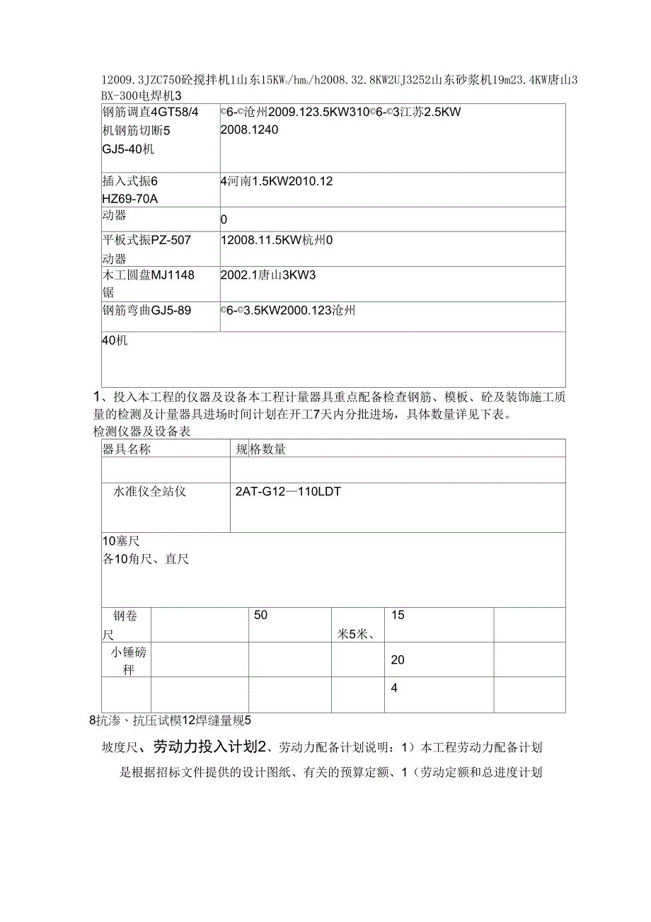 两层框架结构办公楼施工组织设计_第4页