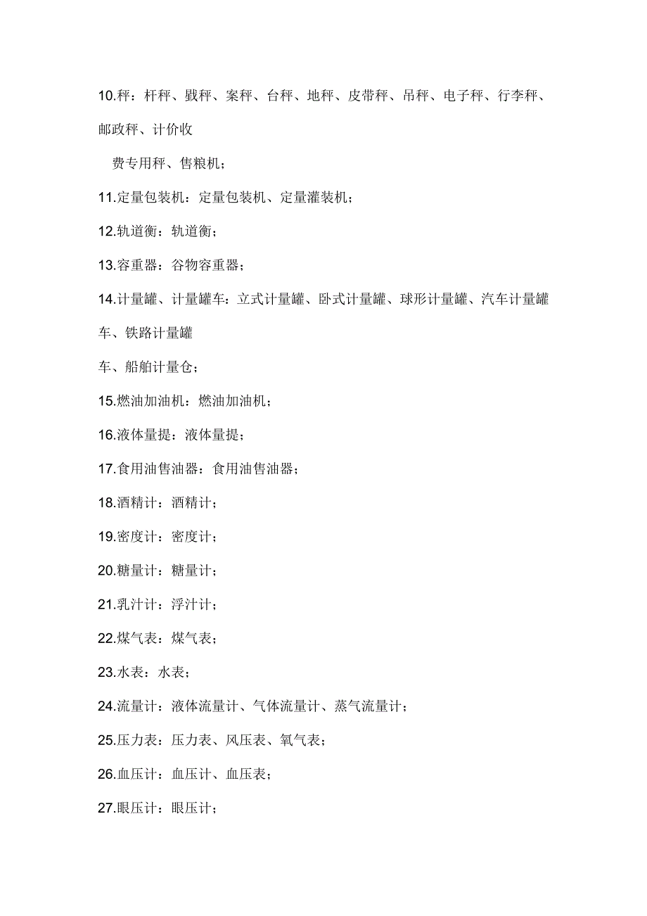 国家计量器具强制检定目录61相118种.doc_第2页