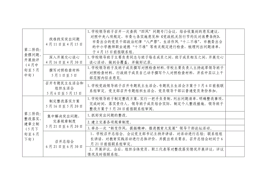 中学党的群众路线教育实践活动工作计划_第2页