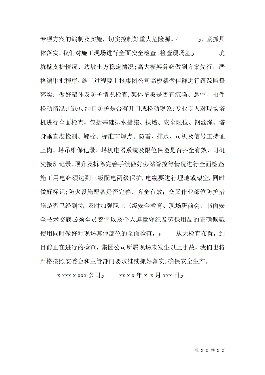 落实安全生产大检查工作_第2页