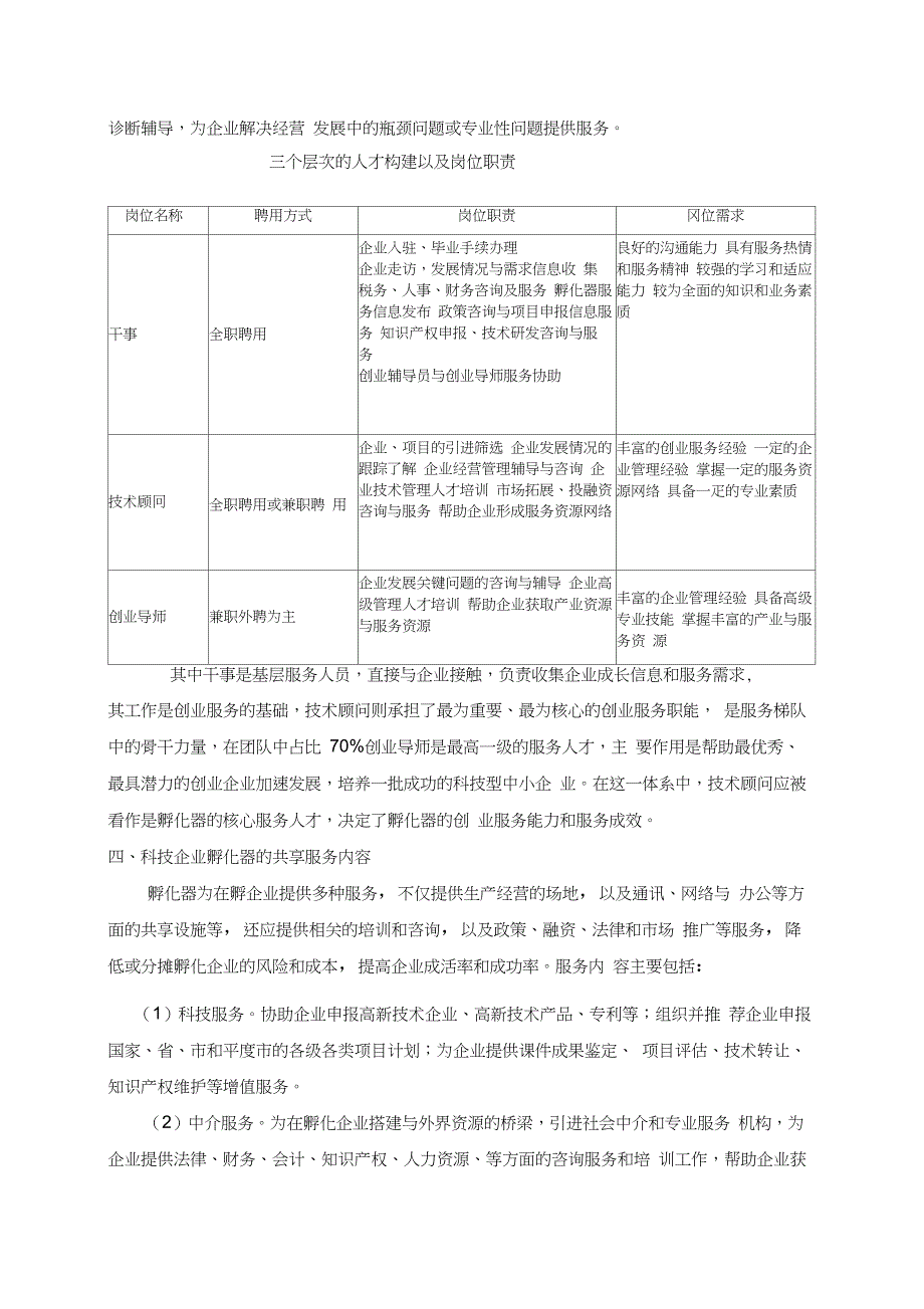 科技企业孵化器发展规划_第2页