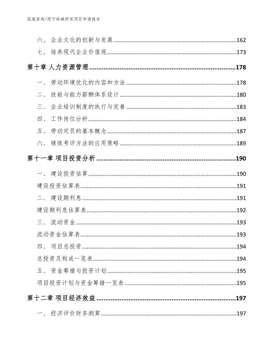 西宁纯碱研发项目申请报告范文模板_第5页