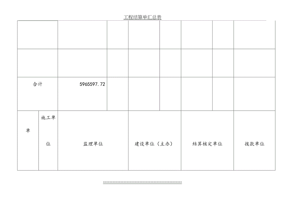 完整的工程结算单书市政_第4页