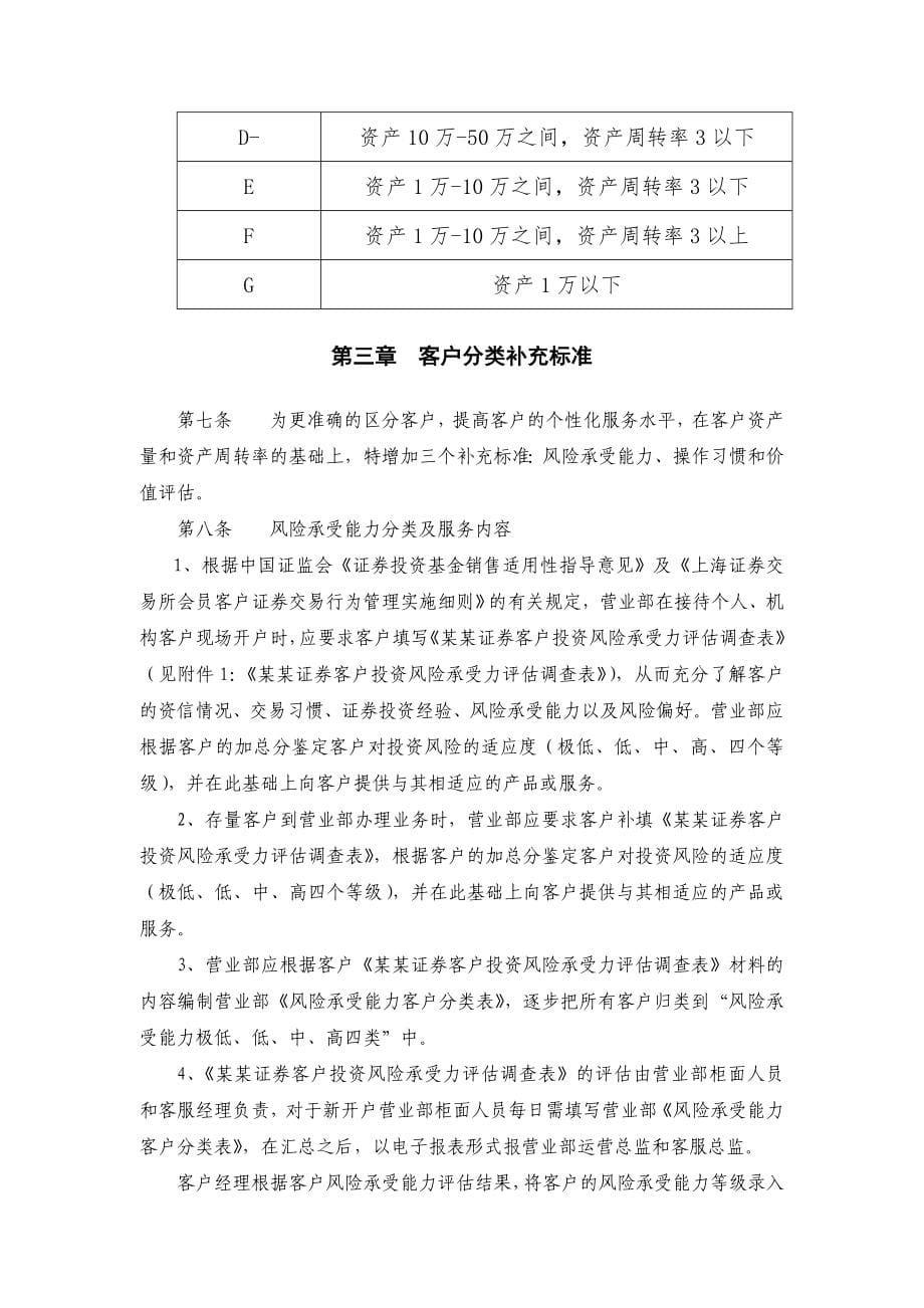 第二篇：国内某证券公司客户服务管理制度_第5页