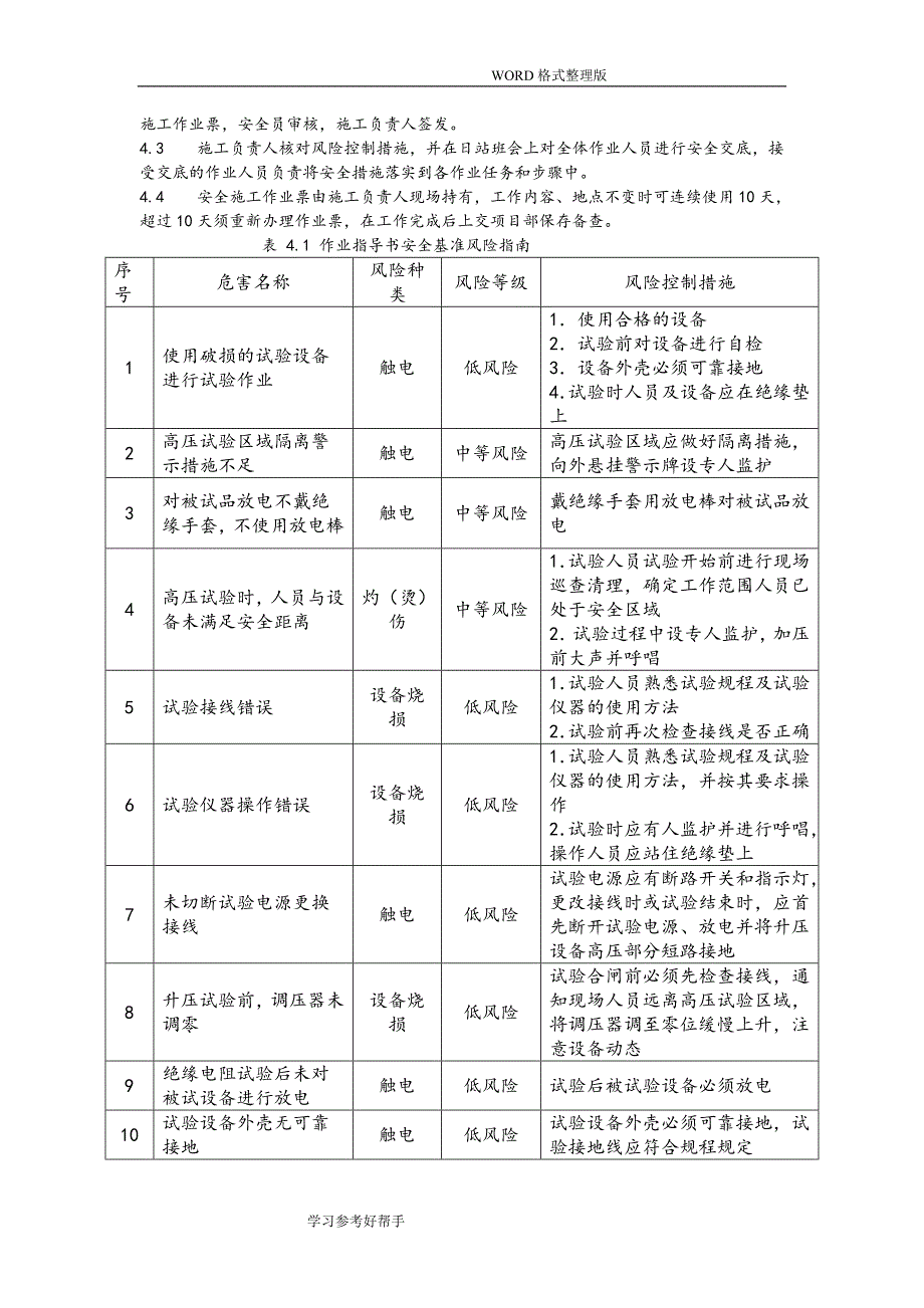 环网柜试验作业指导书_第4页