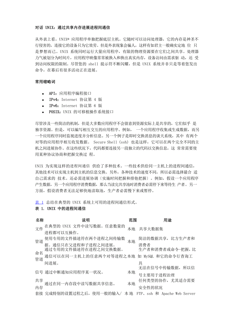 对话UNI：通过共享内存进行进程间通信_第1页