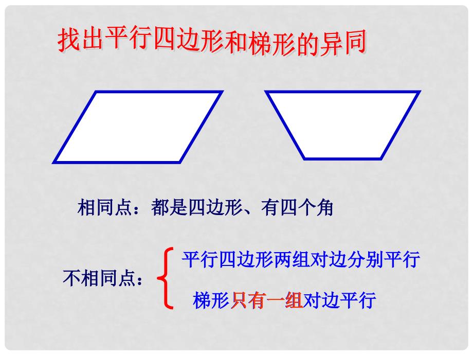 四年级数学下册 梯形课件 西师大版_第4页