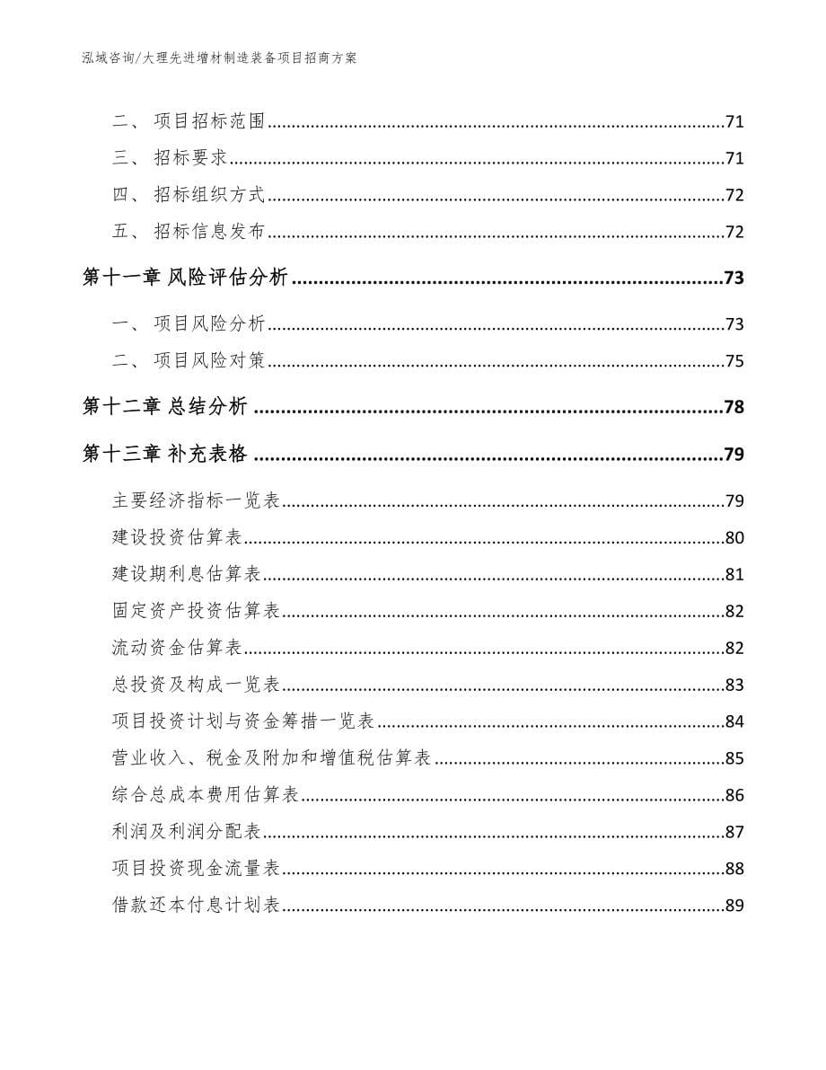 大理先进增材制造装备项目招商方案_第5页