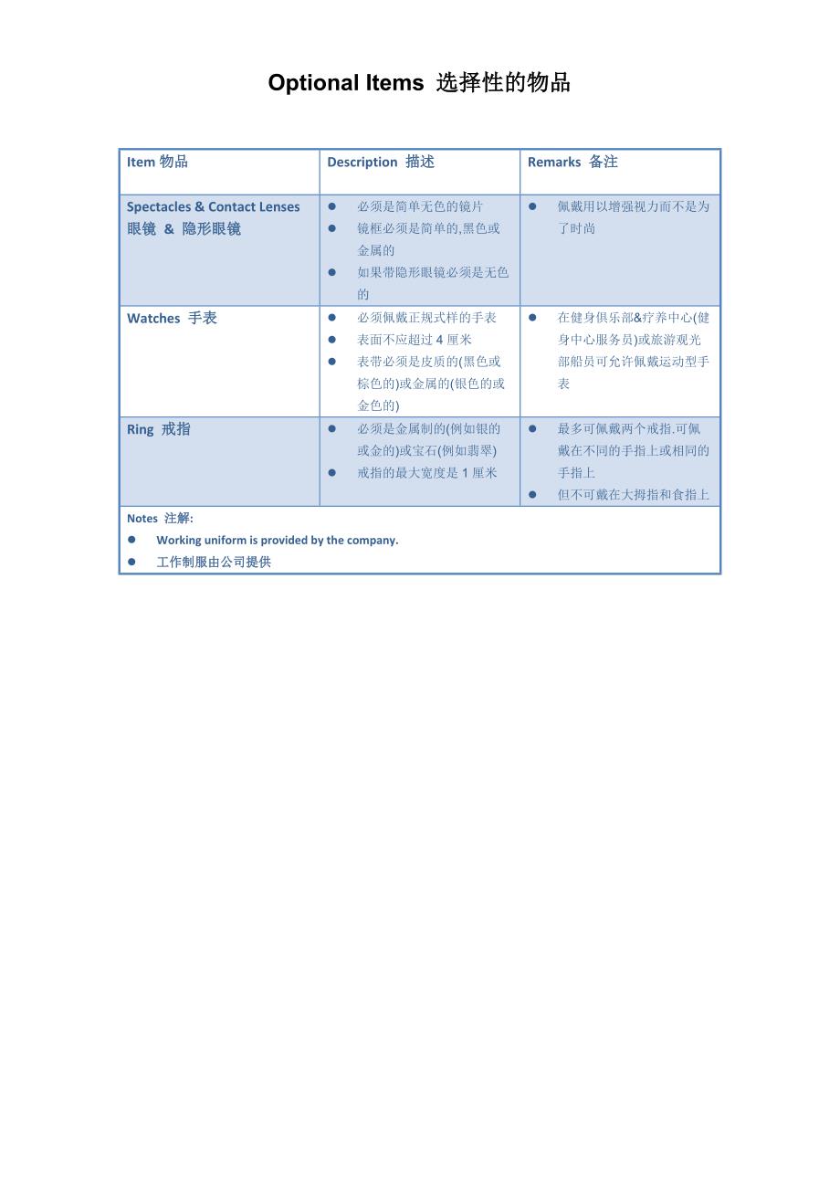 船员仪容仪表方面及私人物品的规定.doc_第3页