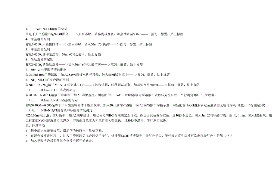 NH3-NH4Cl混合液中各组分的配制及测定_第2页