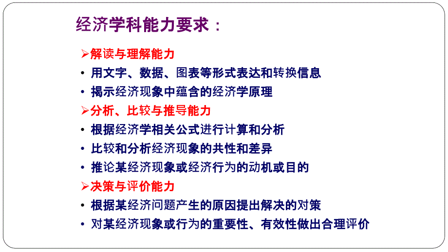 对接高考模块提升经济技能题型的评析教学课堂PPT_第3页