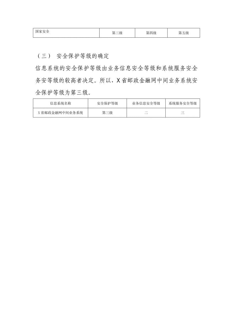 信息系统安全等级保护定级报告_第5页