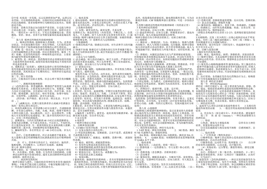 精神病学重点_第2页