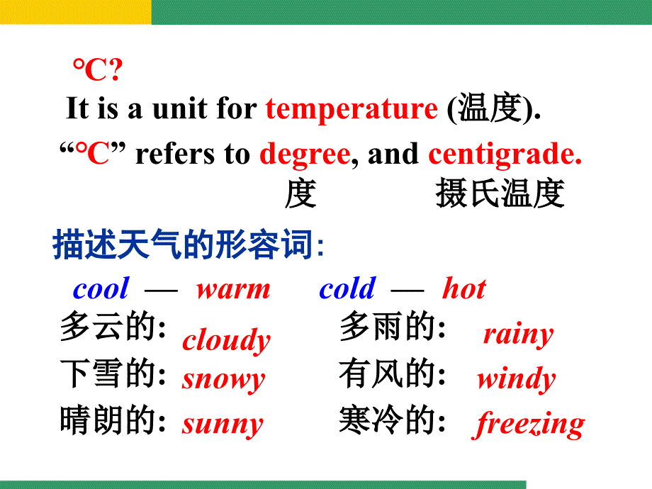 八年级上册Module_10_The_weather__Unit_1_It_might_snow_第4页