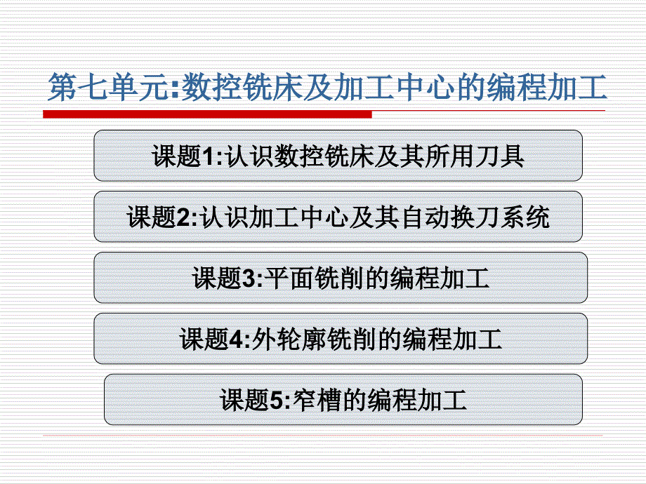 第7单元数控铣床及加工中心的编程加工课件_第2页