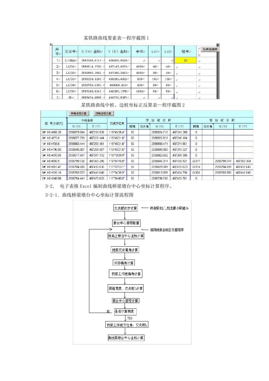 浅析铁路曲线桥墩台中心坐标计算_第5页