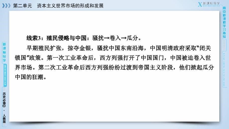 人教版高中历史必修二课件：单元总结 第二单元　资本主义世界市场的形成和发展(共16张PPT)_第5页