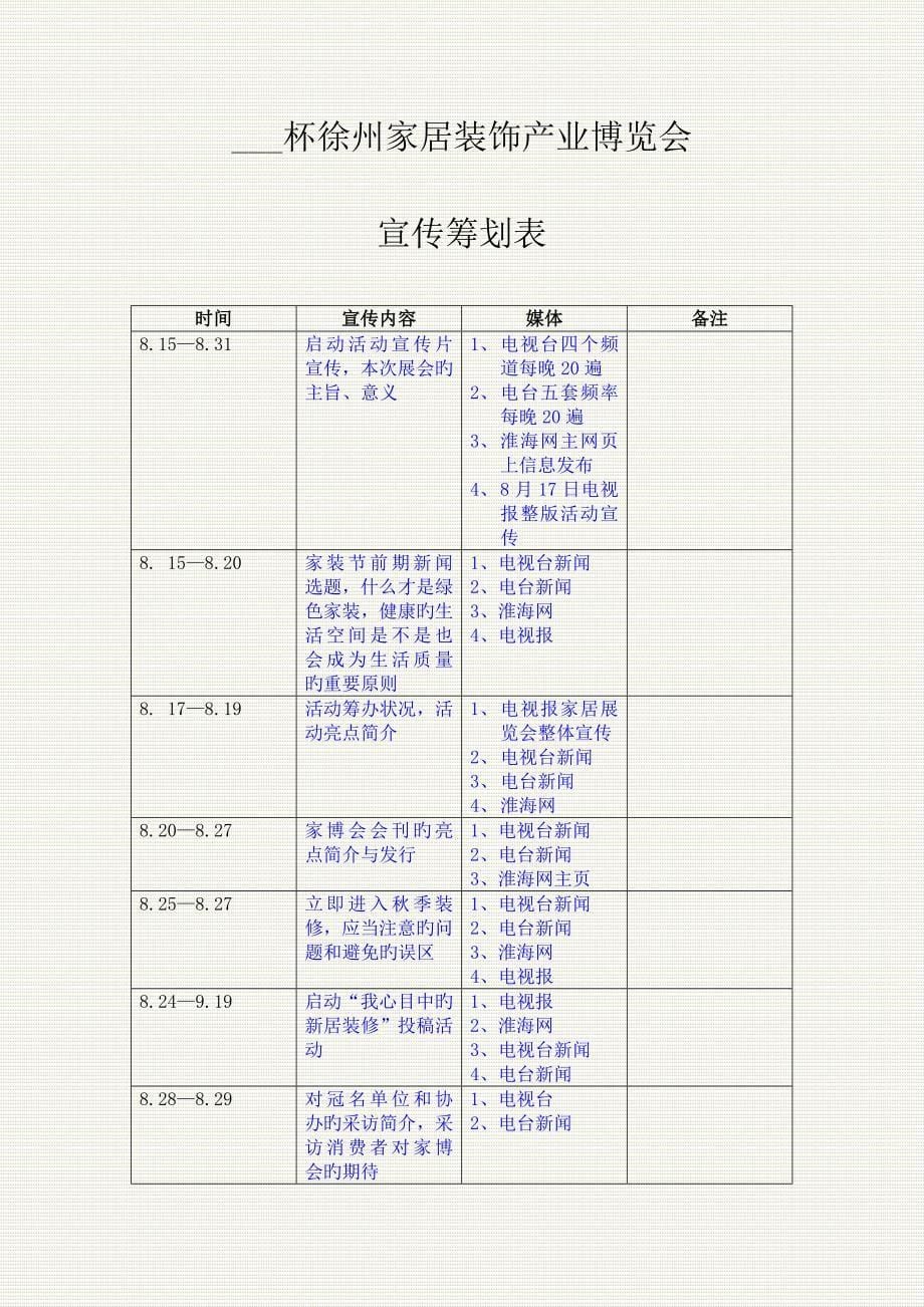 家居装饰产业博览会专题策划专题方案_第5页