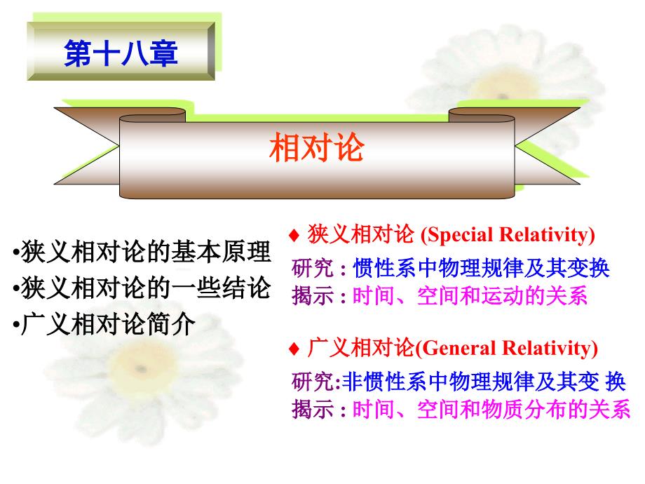 伽俐略变换式牛顿的绝对时空观迈克尔逊莫雷实验_第3页