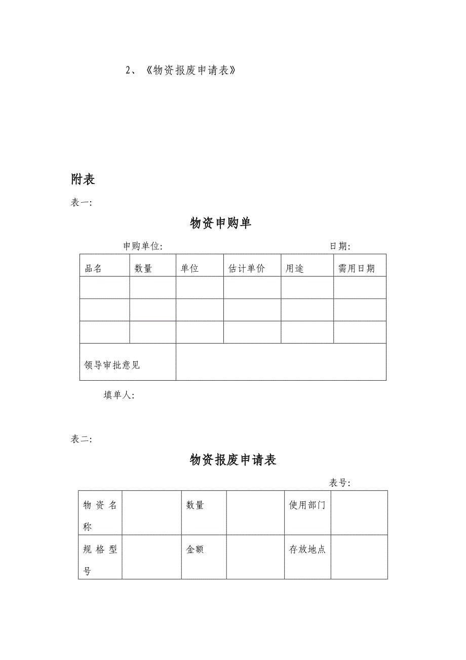 猪场物资管理规定物资采购、保管、出入库、盘点制度_第5页