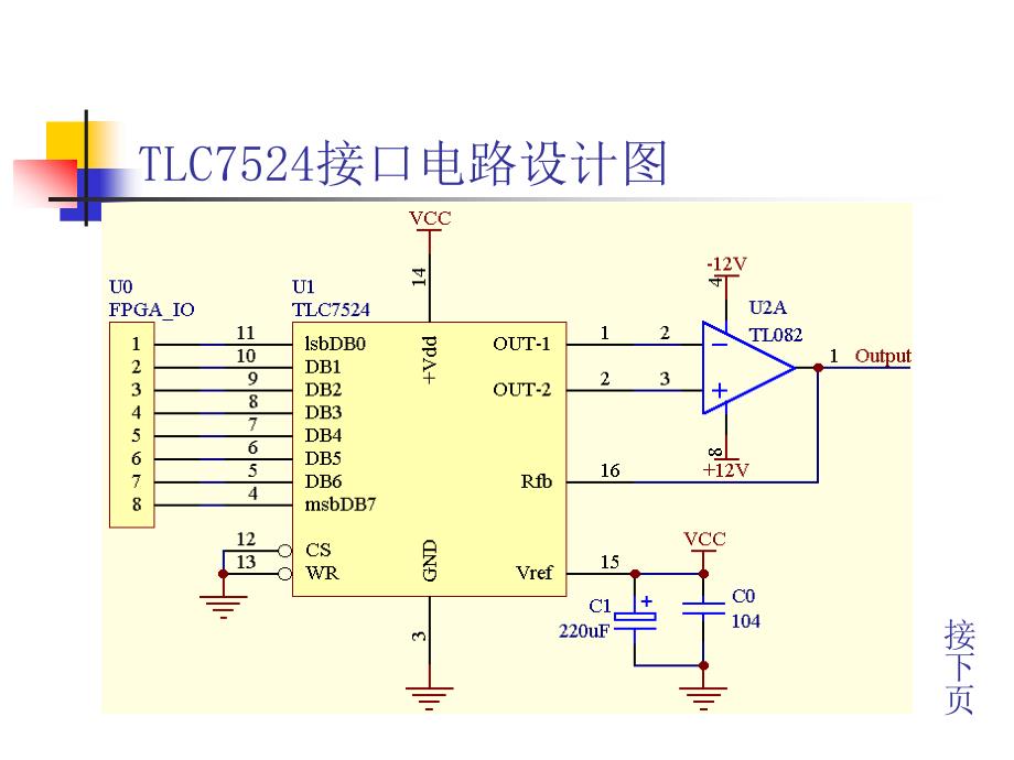 TLC7524接口电路及程序设计解析课件_第3页