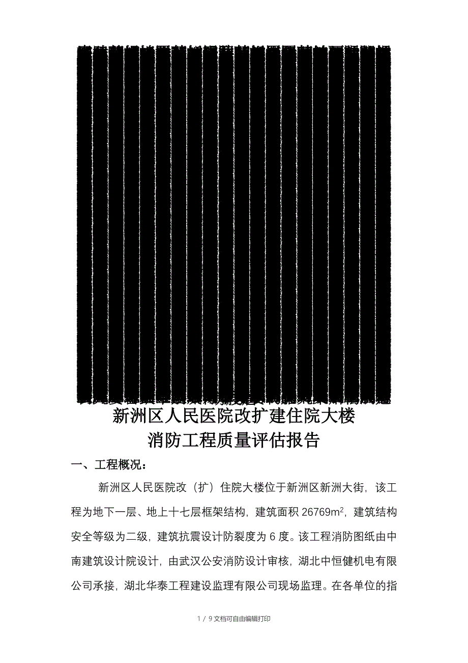 消防质量评估报告_第1页