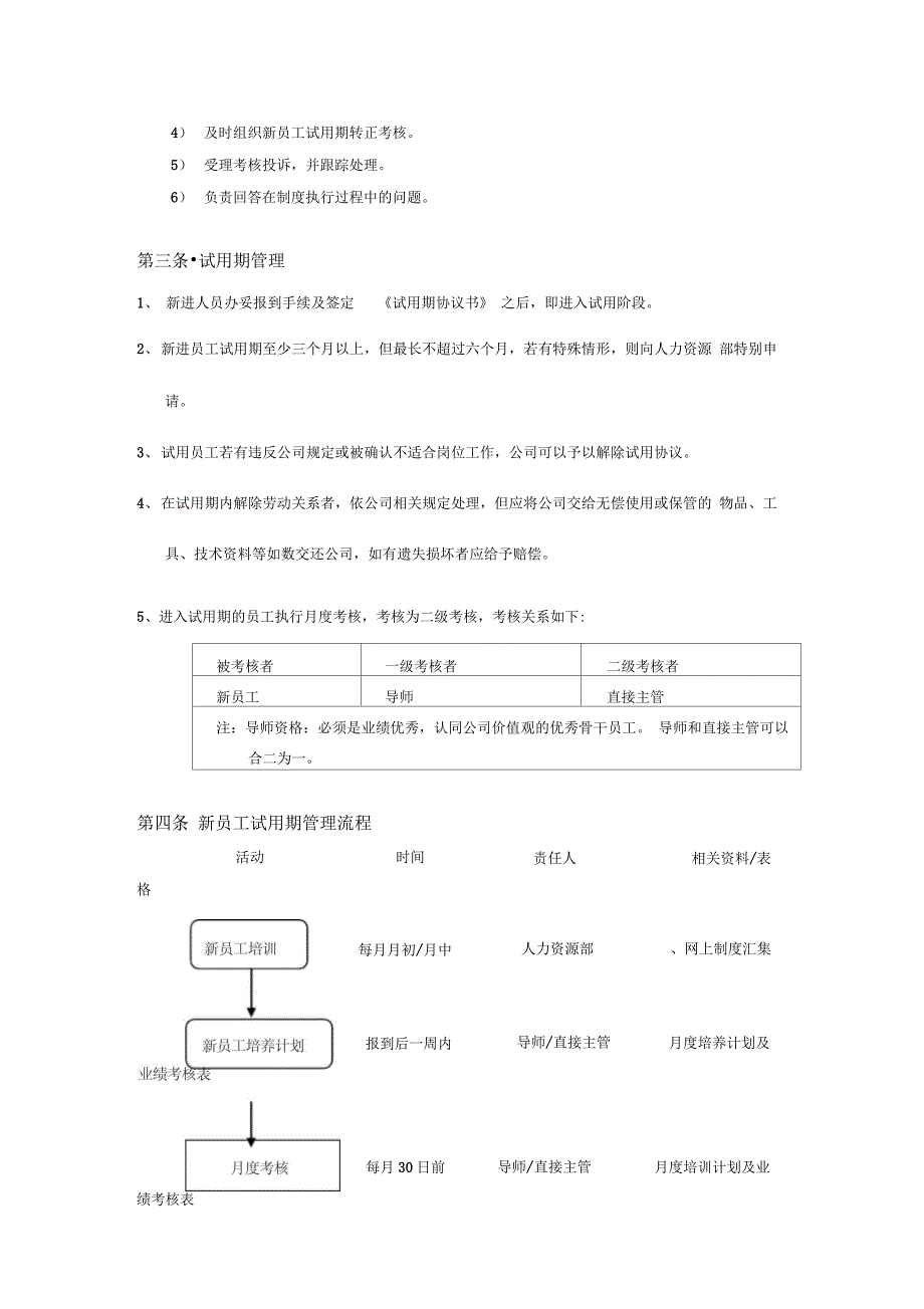 新员工试用期管理制度_第2页