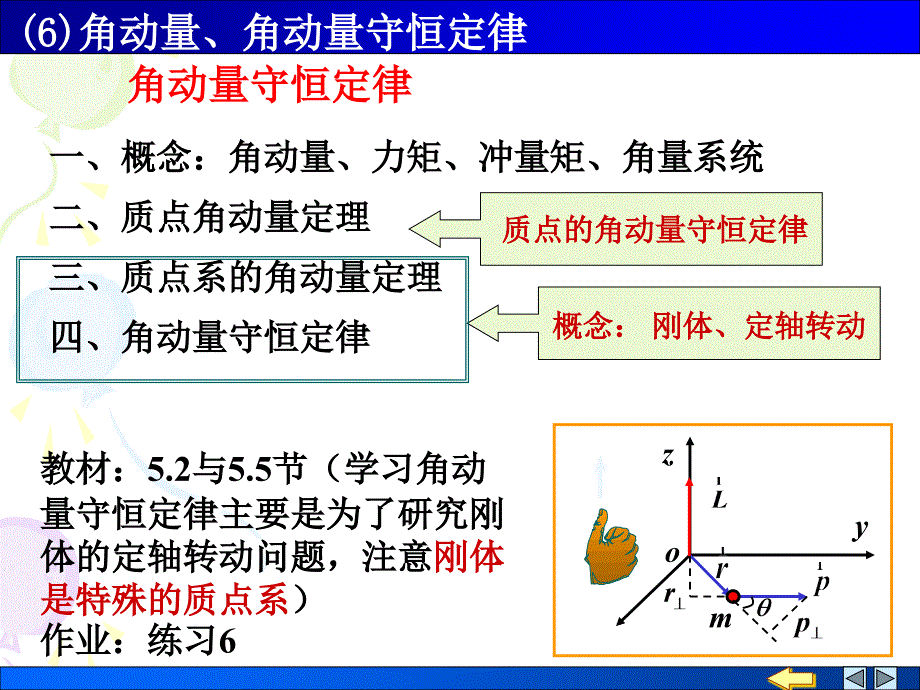 角动量、角动量守恒定律课件_第1页