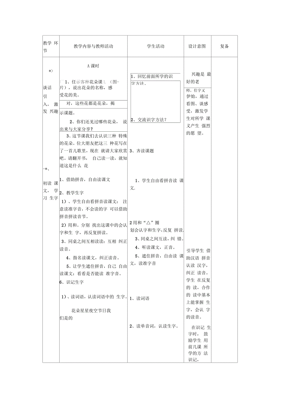 《花朵》教学设计1_第2页