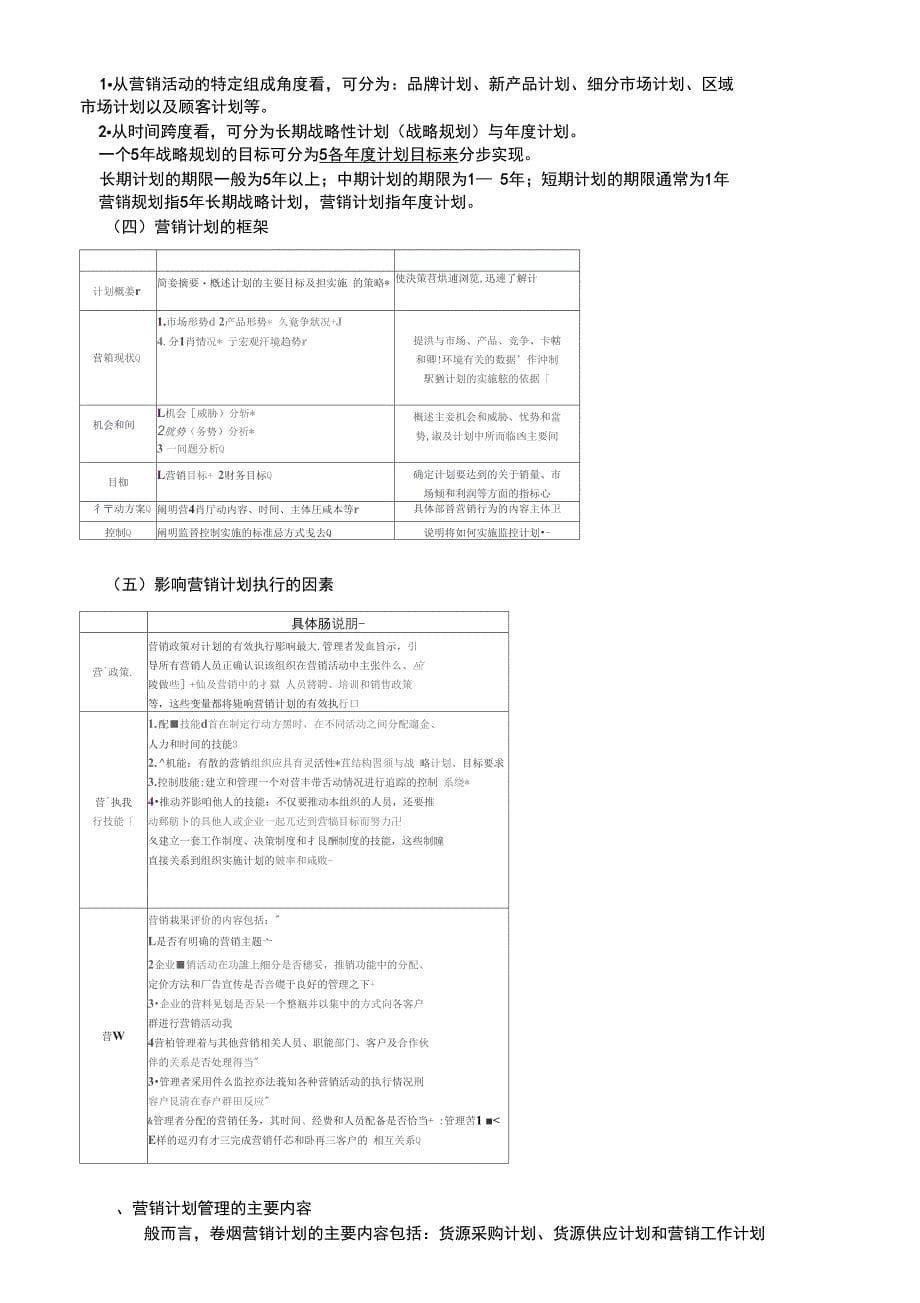 2020年整合卷烟营销师二级考试X模块知识点剖析名师精品资料_第5页