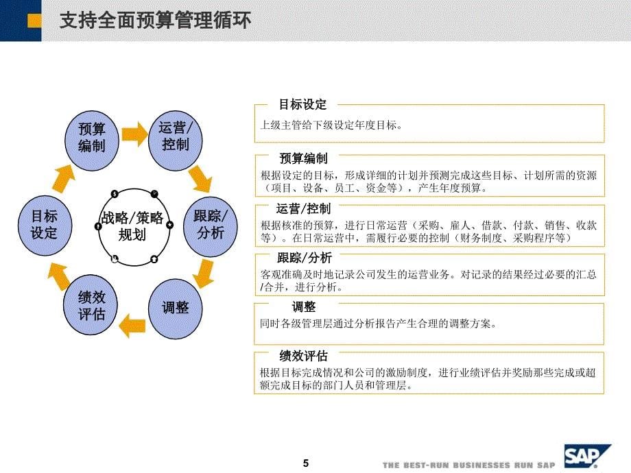 SAP财务全面预算管理解决方案_第5页