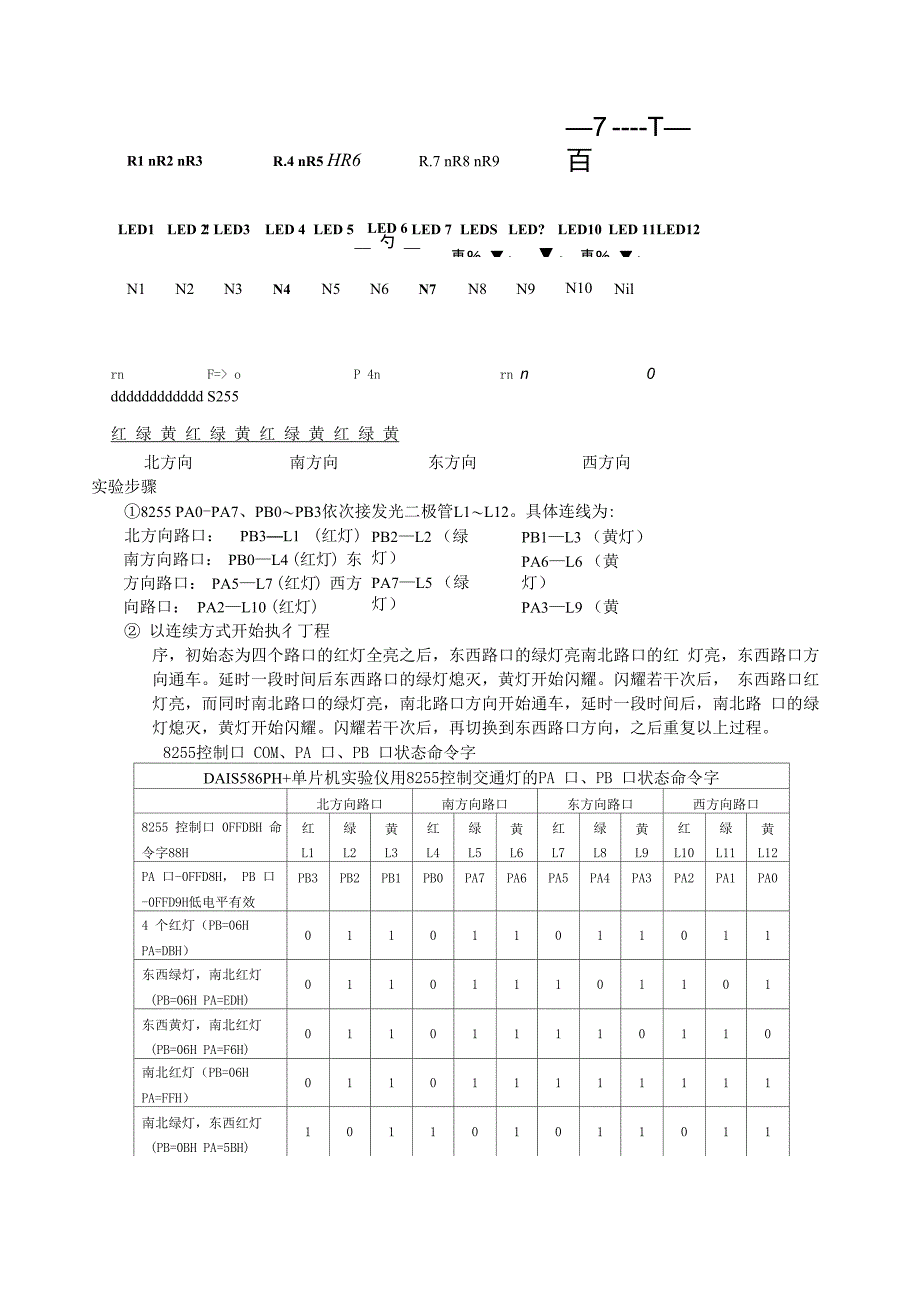 计算机接口技术实验三交通灯_第2页