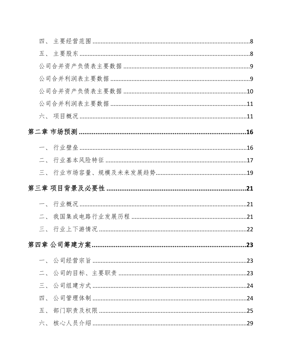 启东关于成立芯片公司可行性研究报告(DOC 76页)_第3页