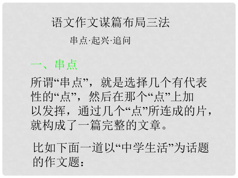 高中语文 作文专项复习课件1 苏教版必修1_第2页