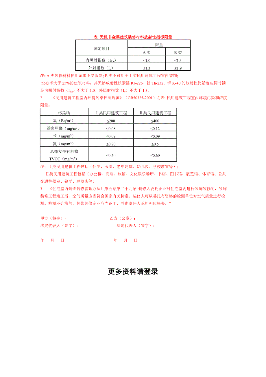 商品房室内环境质量保证合同_第3页