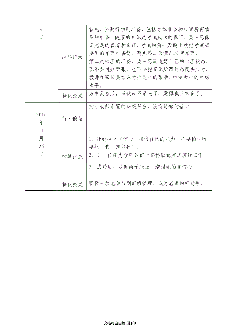 三8特殊学生辅导记录表_第4页