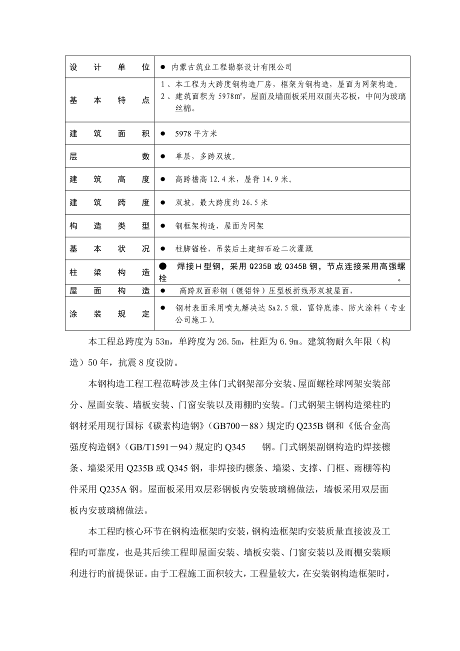 钢框架综合施工组织设计_第3页