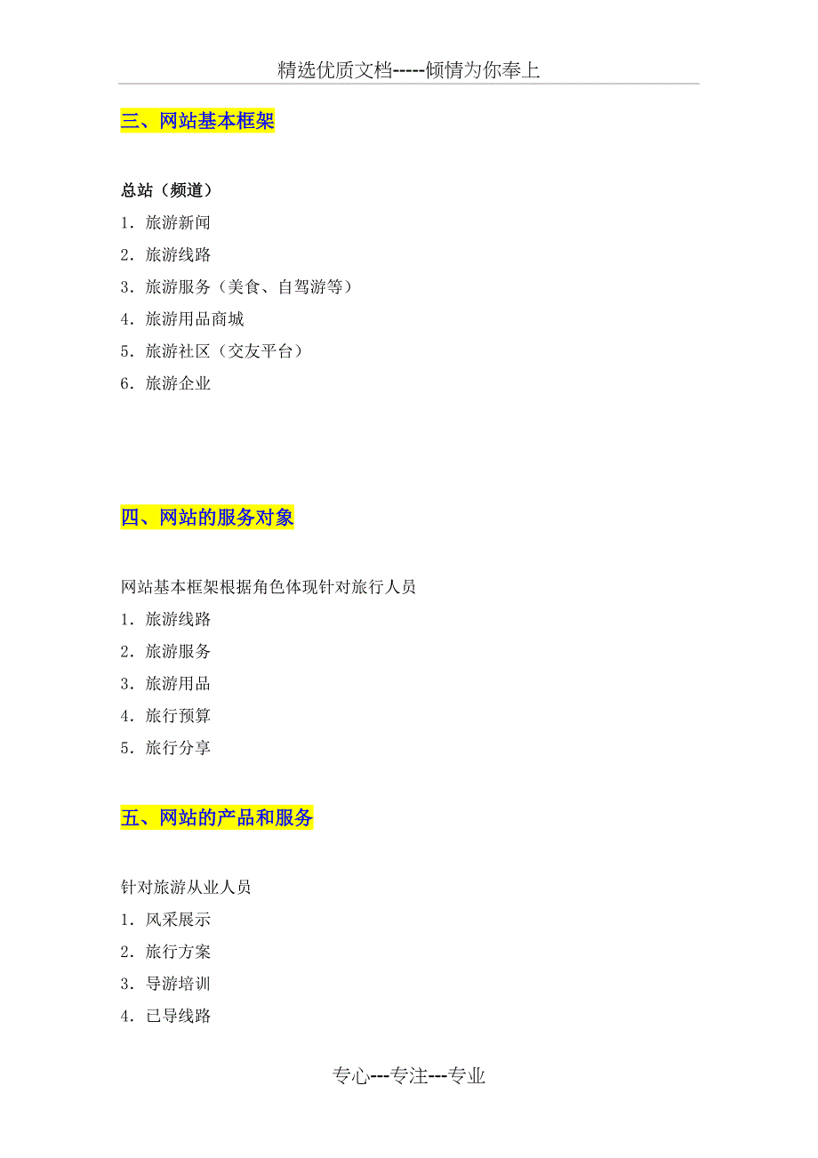 旅游网站运营方案建议_第3页