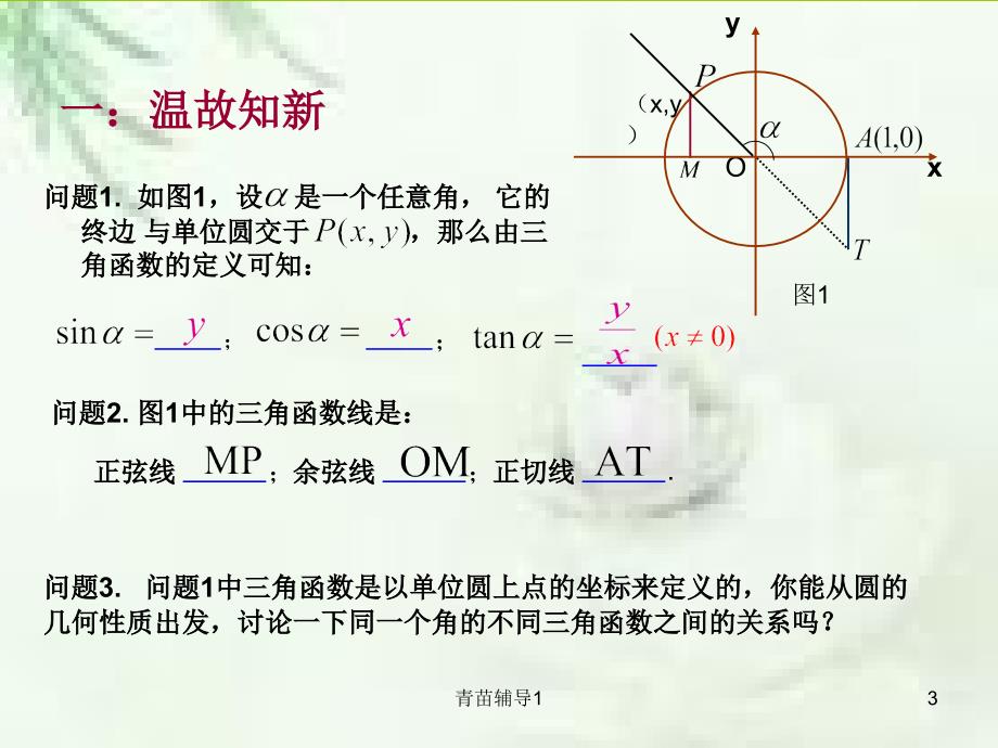 同角三角函数基本关系【主要内容】_第3页