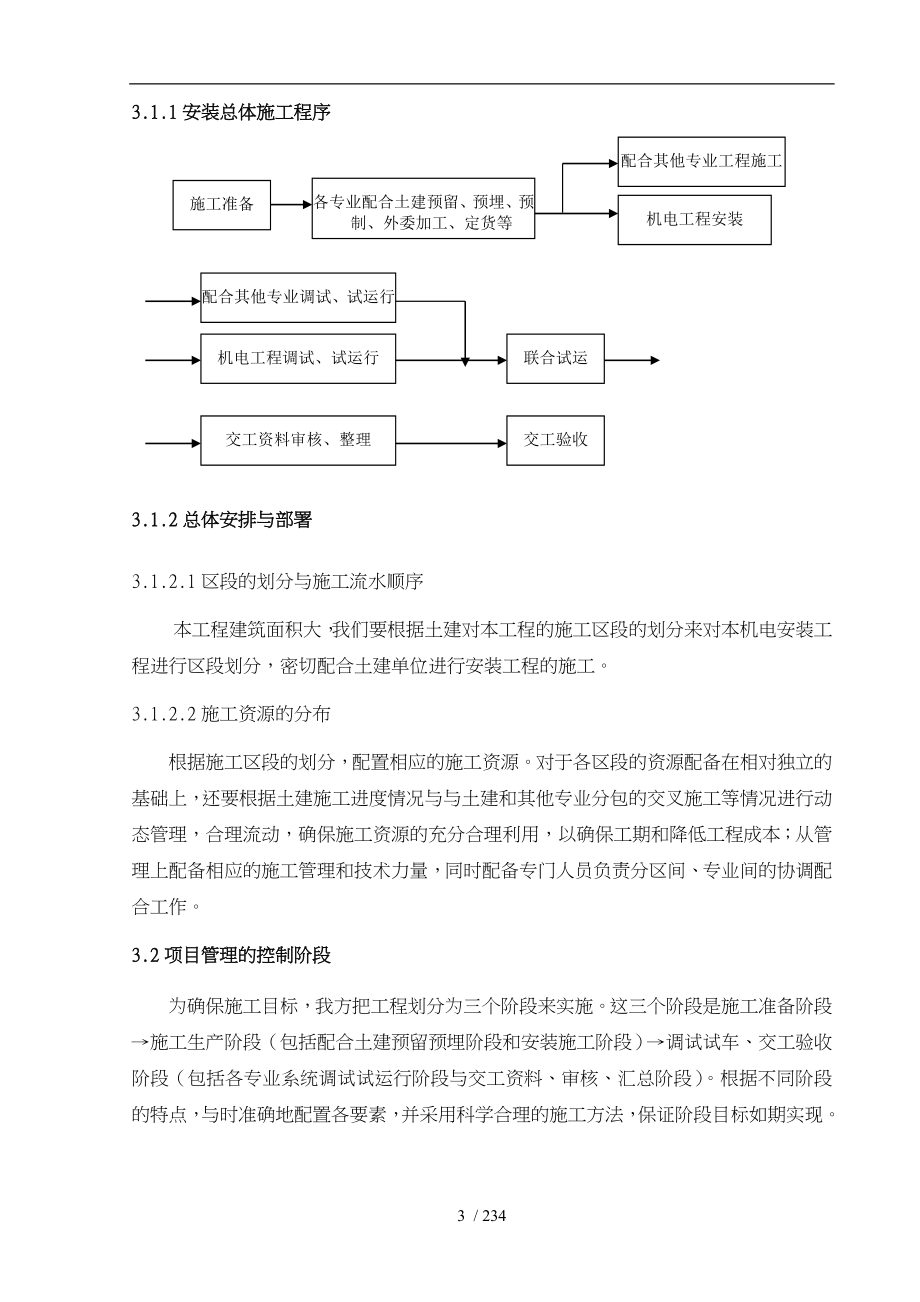 酒店机电安装工程施工设计方案范本_第3页