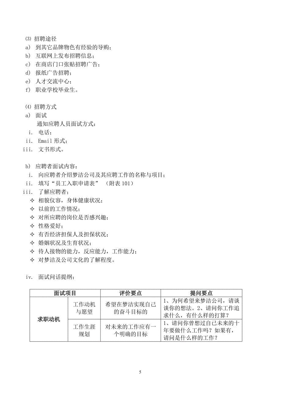 []床上用品行业的终端培训资料门店管理手册第一章节_第5页