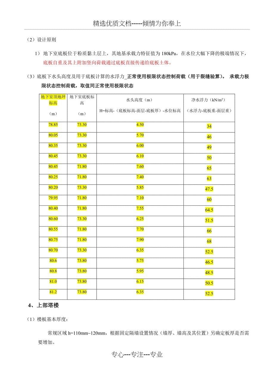 某工程项目荷载计算_第5页